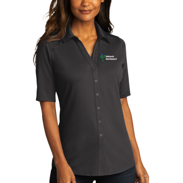 Port Authority ® Ladies City Stretch Polo - Embroidered Logo Thumbnail