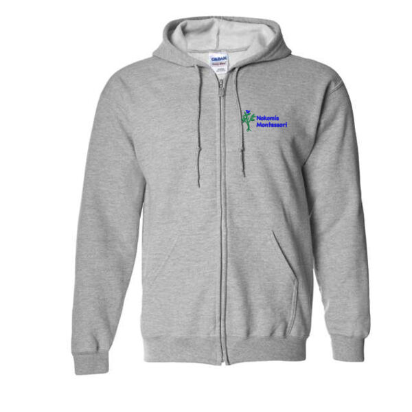 Gildan - Heavy Blend™ Full-Zip Hooded Sweatshirt - Embroidered Logo Thumbnail