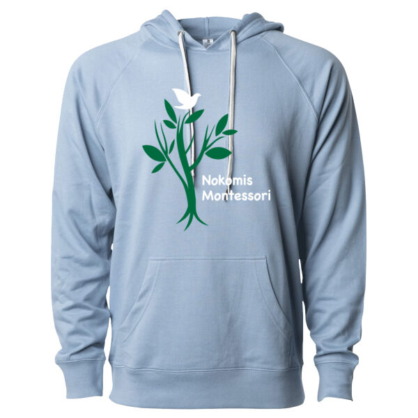 Independent Trading Co. - Icon Unisex Lightweight Loopback Terry Hooded Sweatshirt - Printed Logo Thumbnail