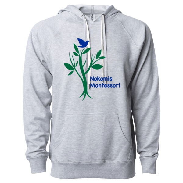 Independent Trading Co. - Icon Unisex Lightweight Loopback Terry Hooded Sweatshirt - Printed Logo Thumbnail