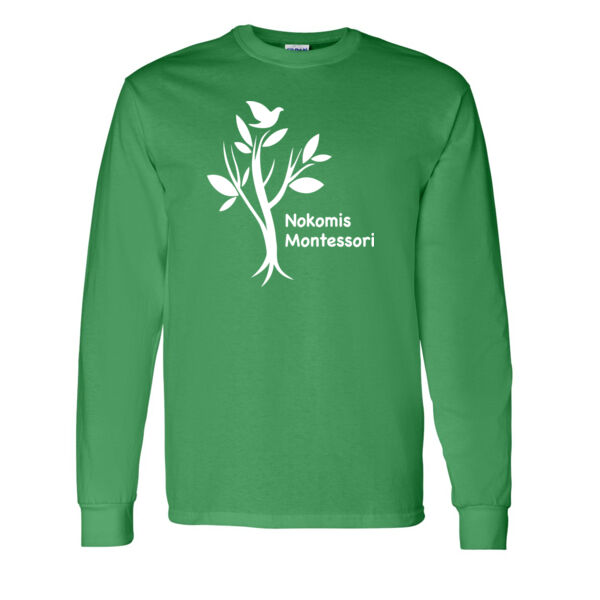 Gildan - Heavy Cotton™ Long Sleeve T-Shirt - Printed Logo Thumbnail