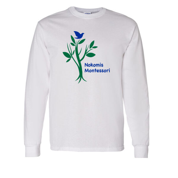 Gildan - Heavy Cotton™ Long Sleeve T-Shirt - Printed Logo Thumbnail