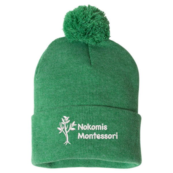 Sportsman - Pom-Pom 12" Knit Beanie - Embroidered Logo Thumbnail