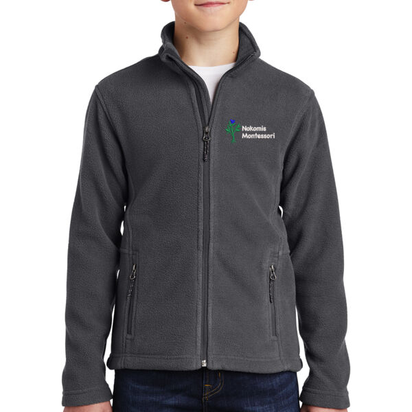 Port Authority® Youth Value Fleece Jacket - Embroidered Logo Thumbnail