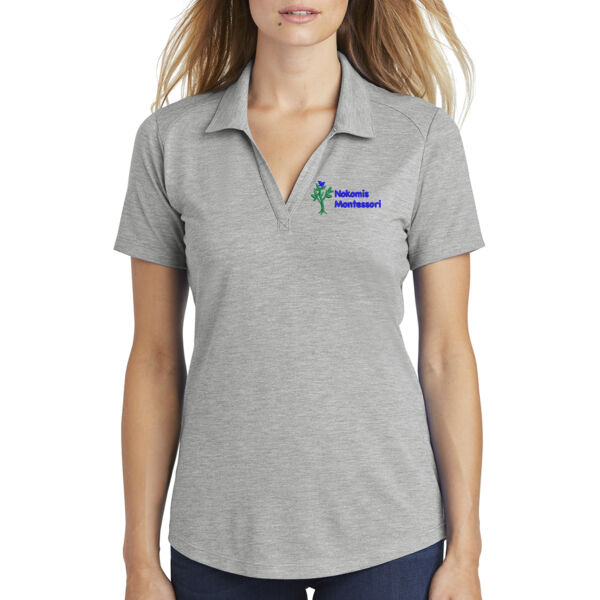 Sport-Tek ® Ladies PosiCharge ® Tri-Blend Wicking Polo - Embroidered Logo Thumbnail