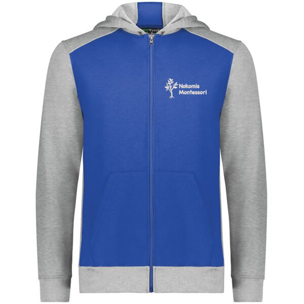 Augusta - Youth Three-Season Fleece Full Zip Hoodie - Embroidered Logo Thumbnail