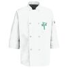 Eight Pearl Button Chef Coat with Thermometer Pocket Thumbnail