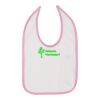 Infant Contrast Trim Premium Jersey Bib Thumbnail