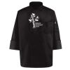Black Knot Button Chef Coat Thumbnail